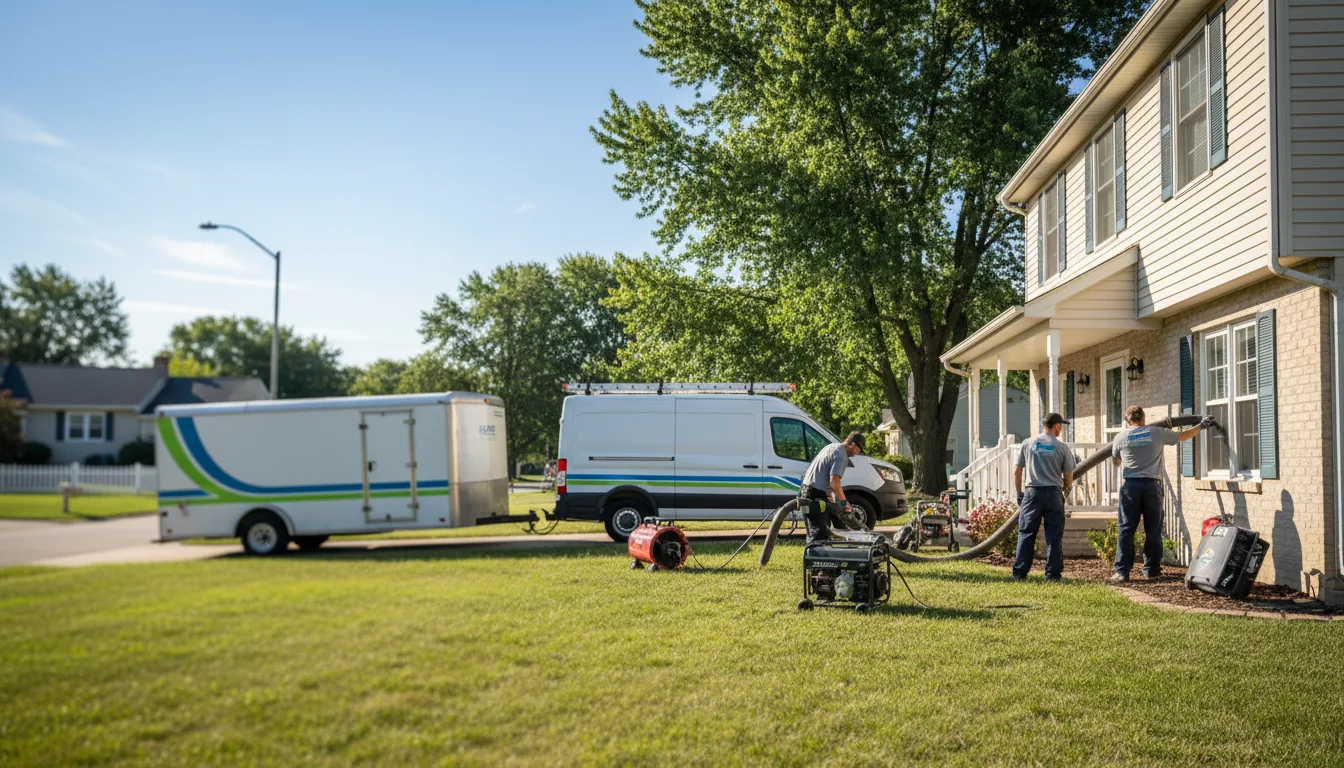 Flooded Basement Restoration And Cleanup With Repair in Forest Lake, MN near me
